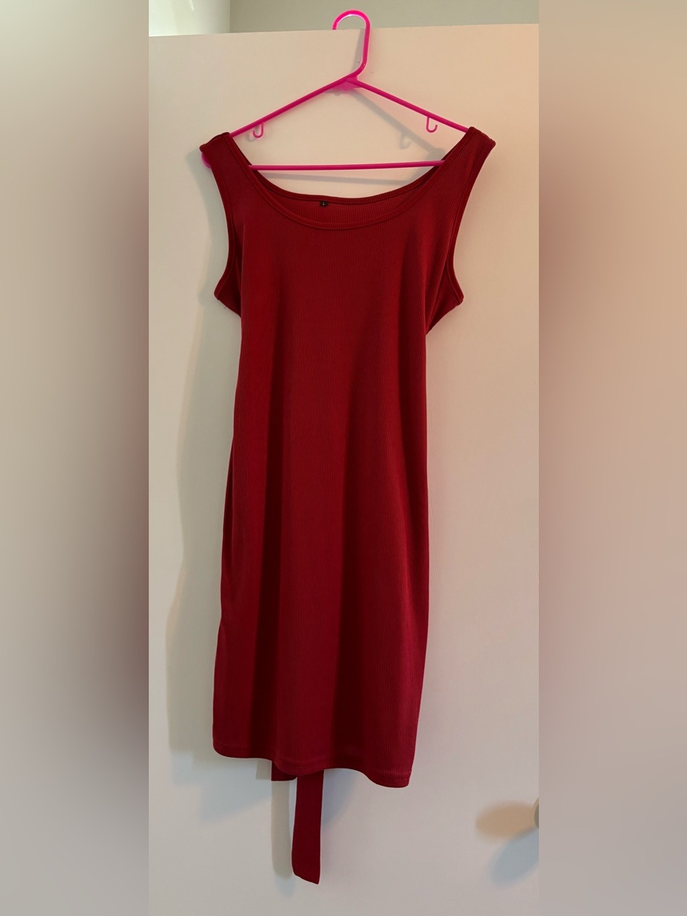 Sleeveless Red Women’s Dress